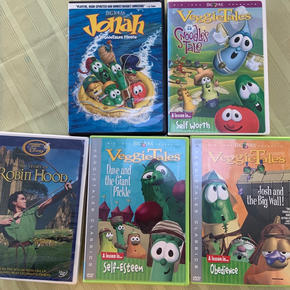Veggie Tales DVDs
